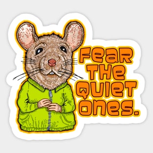 SECOND NATURE Quiet Mouse Sticker